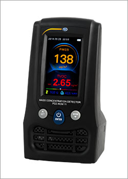 Medição do ar / Contador de partículas