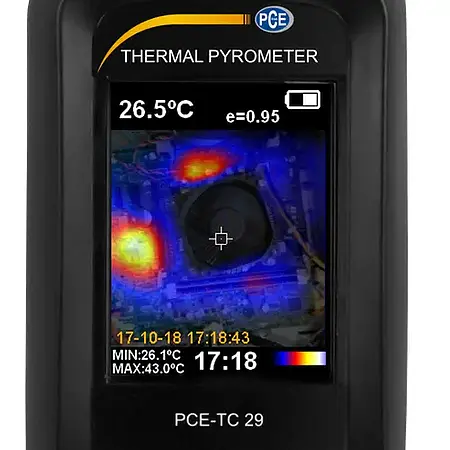 Câmera termográfica - Imagem térmica