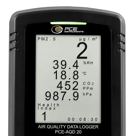 Data logger Ecrã