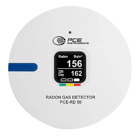 Detector de radônio / Medidor de radônio - Display