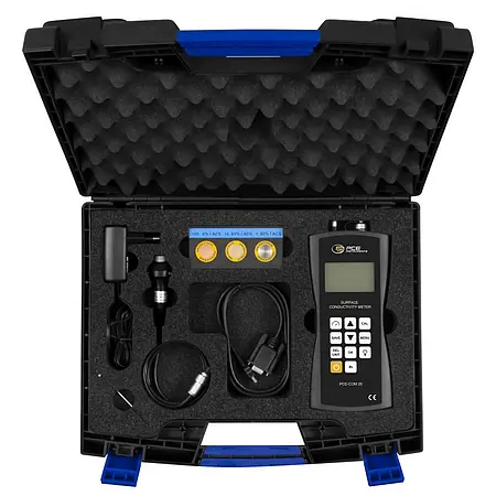 Medidor de condutividade - Conteúdo da remessa