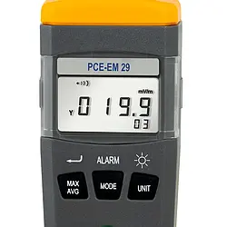 Medidor de radiação - Display