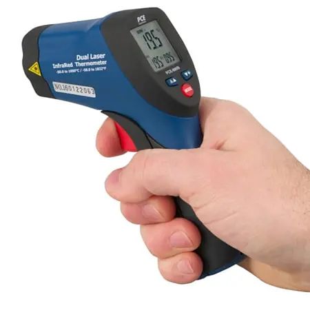 Medidor de temperatura Imagem de aplicação