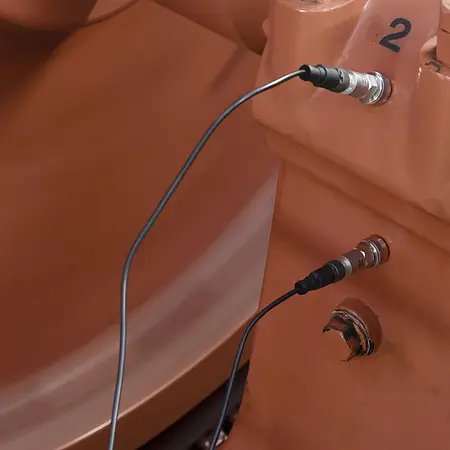 Sensor de vibração - Imagem de uso