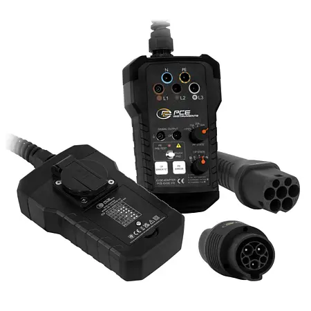Verificador de estações de carregamento de veículos elétricos PCE-EVSE 310+