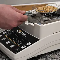 Analisador de umidade - Colocar a amostra