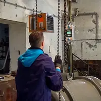 Célula de carga - Imagem de uso