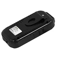 Medidor de radioatividade - Vista traseira