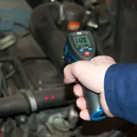 Medidor de temperatura Imagem de aplicação