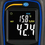 Medidor de umidade e temperatura Display