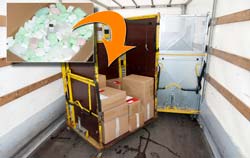 Uso del registrador de datos pdf PCE-HT 72 en el transporte
