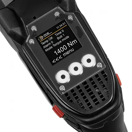 Llave dinamométrica eléctrica - Pantalla