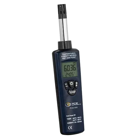 Medición de humedad PCE-555