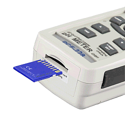 Medidor de pH - Ranura para tarjeta SD