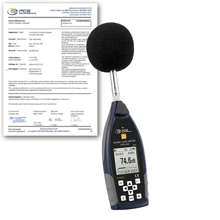 Medidor de sonido PCE-432-ICA