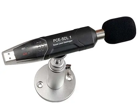 Medidor de sonido USB con soporte