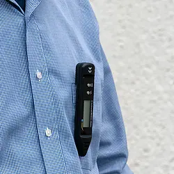 Medidor de temperatura - Clip para sujetarlo en el bolsillo