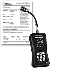 Medidor de tensión de correas incl. certificado de calibración ISO