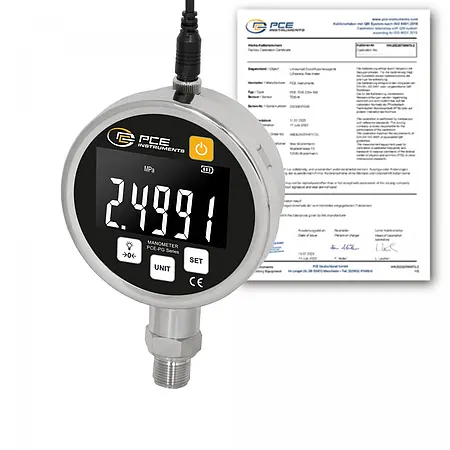 - Sensor de presión PCE-PG 25-ICA