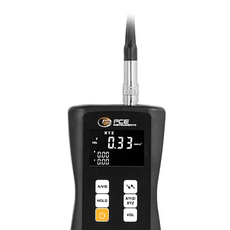- Sensor de vibración Pantalla