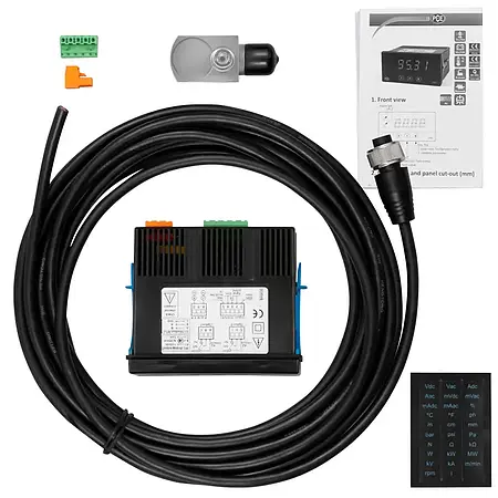 Vibrómetro con indicador de panel incluido - Contenido del envío