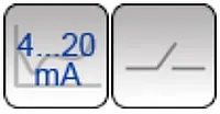 4-20 mA y 4 contactos libre de potencia 
