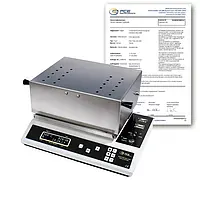 Balanza digital PCE-UX 3081-ICA incl. certificado calibración ISO 