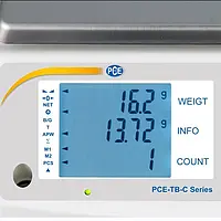 Balanza para inventario - Imagen de la pantalla mostrando el pesaje