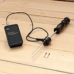 Detector de humedad de madera - Imagen de uso