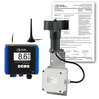 Estación meteorológica incl. certificado de calibración ISO