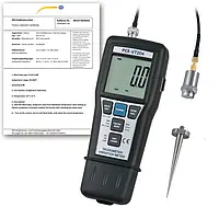 Medición óptica / Vibrómetro PCE-VT 204-ICA incl. certificado de calibración ISO 