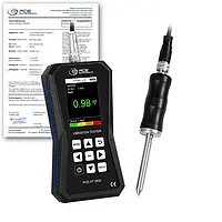 Medición de vibraciones / Vibrómetro PCE-VT 3800S-ICA incl. certificado de calibración ISO 