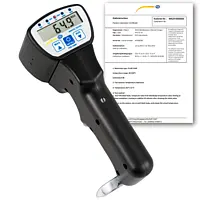 Medidor de dureza Barcol PCE-1000N-ICA incl. certificado calibración 