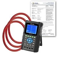 Medidor de potencia y armónicos PCE-PA 8300-2-ICA incl. certificado ISO 