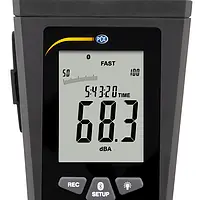 Medidor de ruido para prevención y seguridad laboral - Pantalla