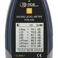 Medidor de sonido Pantalla