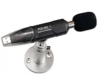 Medidor de sonido USB con soporte