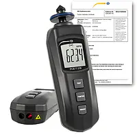 Tacómetro PCE-T 238-ICA incl. certificado calibración ISO 