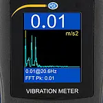 Vibrómetro - Gráfica de vibraciones