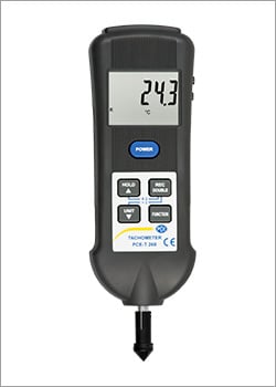 Medición de vibraciones con un tacómetro