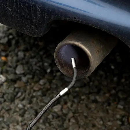 Cámara de inspección - Imagen de uso