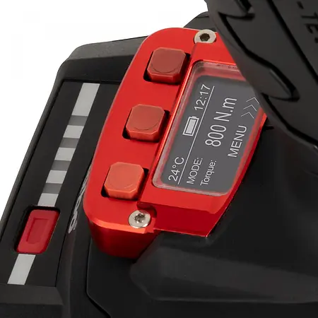 Llave dinamométrica eléctrica - Pantalla