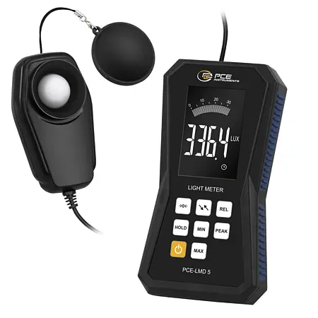 Medidor de luz / Medidor de iluminación PCE-LMD 5