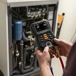 Medidor de presión para aire acondicionado - Utilización