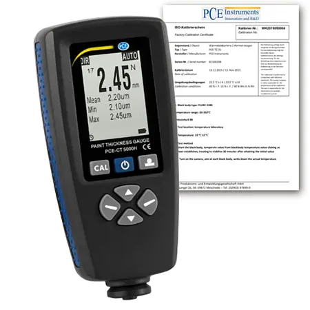 Medidor de recubrimiento PCE-CT 5000H-ICA