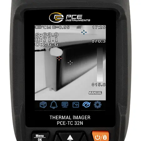 Medidor de temperatura - Pantalla Black Hot