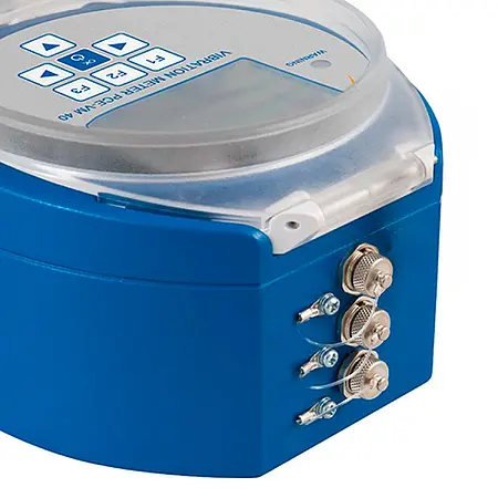 Medidor de vibración - Parte posterior