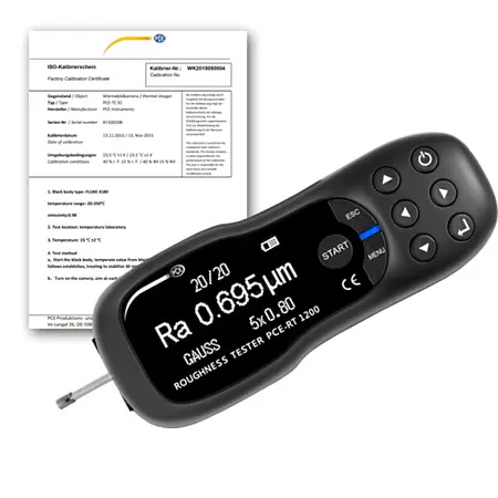 Rugosímetro PCE-RT 1200-ICA