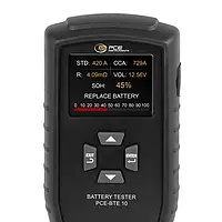 Comprobador de baterías Pantalla