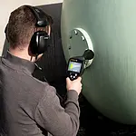 Detector de fugas - Imagen de uso